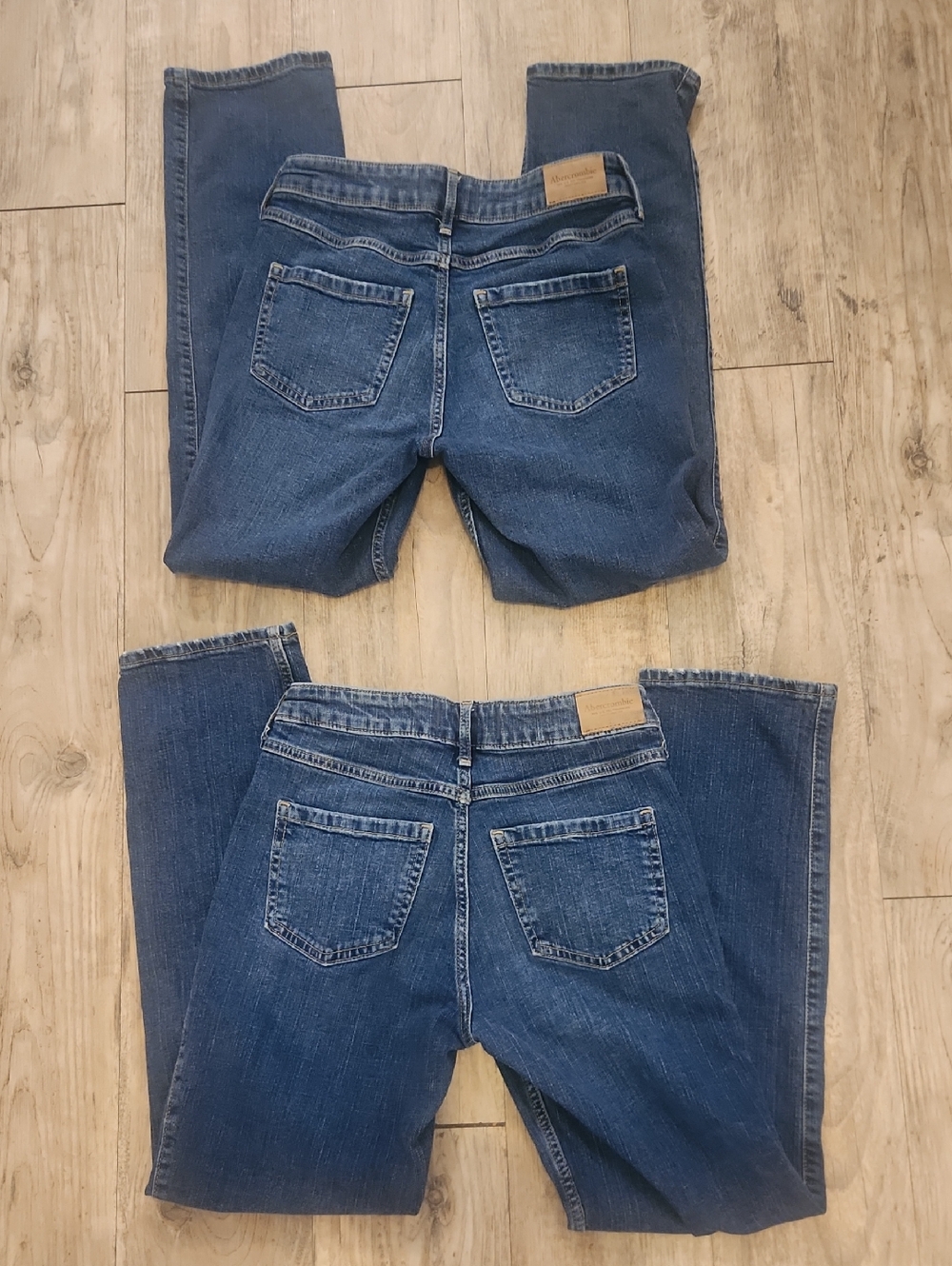 Abercrombie & Fitch Dark Blue Straight Leg Jeans Bundle
